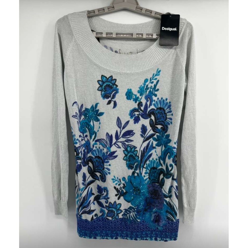Desigual Women's‎ Jumper Cardigan Sweater Bronte Rep Sz XL MSRP $115